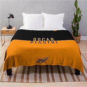 Oscar Piastri Minimalistic Throw Blanket