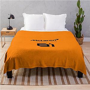 McLaren Piastri F1 Throw Blanket