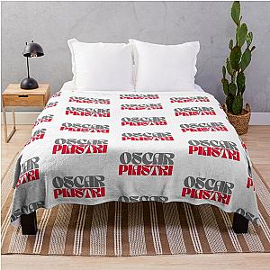 Oscar Piastri Typography Throw Blanket