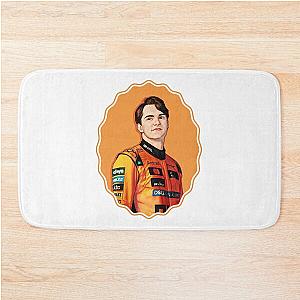 Oscar Piastri Cartoon Bath Mat