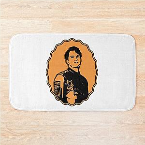 Oscar Piastri Cartoon Bath Mat