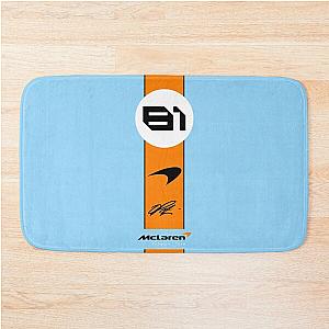 Oscar Piastri Pastel Blue Bath Mat