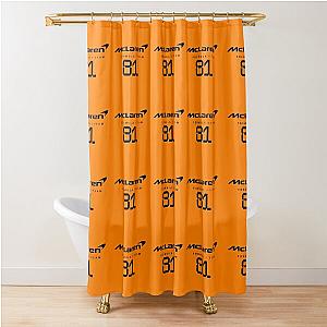 McLaren Piastri F1 Shower Curtain