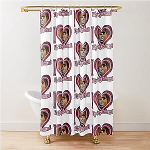 I Love My Boyfriend Oscar Piastri Shower Curtain