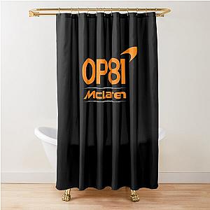 Oscar Piastri Motorsports Driver Shower Curtain