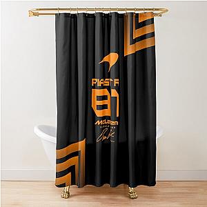 Oscar Piastri Motorsports Driver Shower Curtain