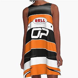 Oscar Piastri Monaco GP helmet Mclaren Formula 1 racing 2025 sticker for F1 fans A Line Dress