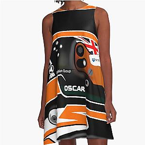 Oscar Piastri Monaco GP Mclaren Formula 1 racing 2025 A-Line Dress