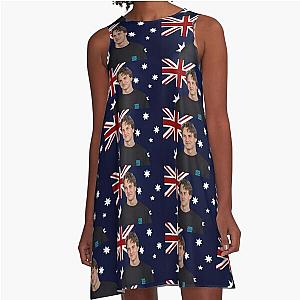 Australia Oscar Piastri A-Line Dress