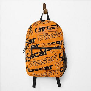 Oscar Piastri OP81 black inspired pattern Backpack