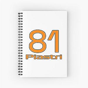 Oscar Piastri Numbered Notebook