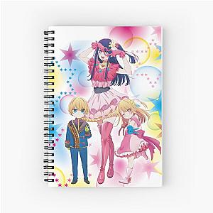 Oshi No Ko - Ai Hoshino Ruby and Aqua Spiral Notebook