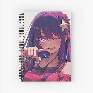 Ai Hoshino - Oshi no Ko FanArt Spiral Notebook