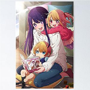 Oshi no Ko - Reading a Comic Poster