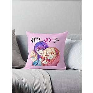 oshi no ko anime girl Throw Pillow