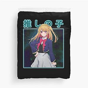 Symbolic Visuals Artistry in Oshi No Ko retro Duvet Cover