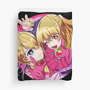 Aqua And Ruby - Oshi No Ko Duvet Cover