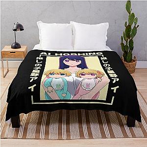 Ai Hoshino - Oshi no Ko kawaii Throw Blanket