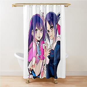 Oshi no ko Ai x Kaguya sama Shower Curtain