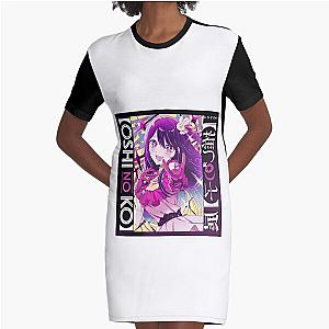 OSHI NO KO ANIME, AI HOSHINO,  推しの子 Graphic T-Shirt Dress