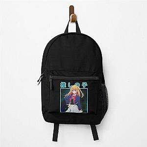 Symbolic Visuals Artistry in Oshi No Ko retro Backpack