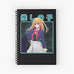 Symbolic Visuals Artistry in Oshi No Ko retro Spiral Notebook