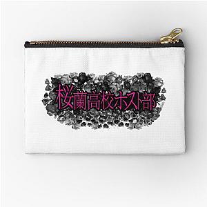 Ouran High School Host Club - grungy rose logo Zipper Pouch