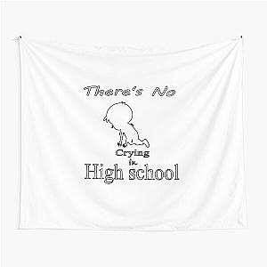 There's No Crying In High school gift high school unicorn idea  Tapestry