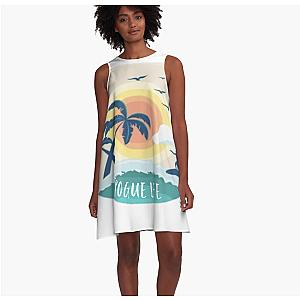 Pogue Life Obx Outer Banks Retro A-Line Dress Premium Merch Store