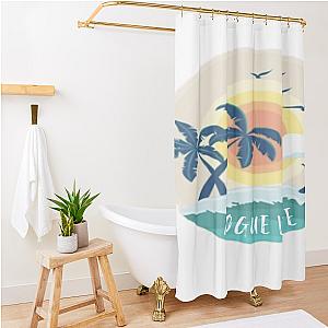 Pogue Life Obx Outer Banks Retro Shower Curtain Premium Merch Store