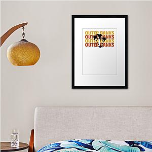 Outer Banks Fan Design Framed print Premium Merch Store