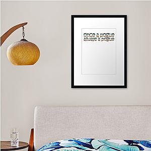 P4L Once A Pogue Always A Pouge Framed print Premium Merch Store