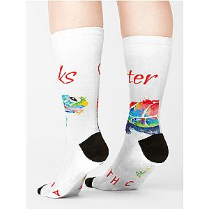 Outer Banks North Carolina Watercolor Sock Premium Merch Store