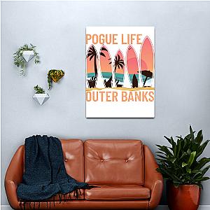 Pogue Life Outer Banks Beach Sunset Surfing Pogue Life Gear Canvas Print Premium Merch Store