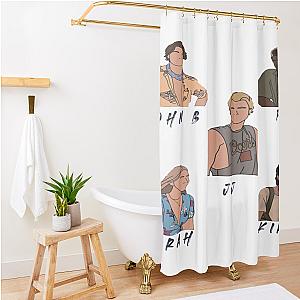 Outer Banks Cast John B Jj Kira Pop Sarah Shower Curtain Premium Merch Store