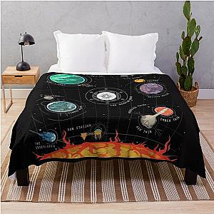 Outer Wilds poster Throw Blanket