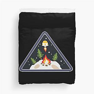 Outer Wilds™ - Outer Wilds Ventures [Logo] Zipped Hoodie Duvet Cover