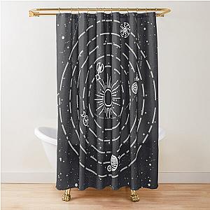 Outer Wilds Solar System Shower Curtain