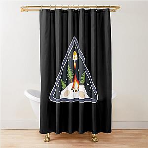 Outer Wilds™ - Outer Wilds Ventures [Logo] Zipped Hoodie Shower Curtain