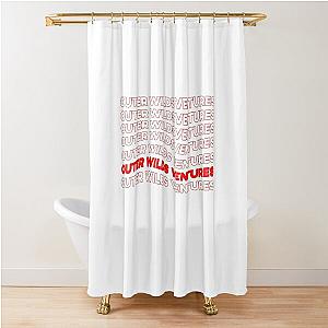 Outer Wilds Ventures (red) Shower Curtain