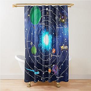 Outer Wilds Universe Shower Curtain