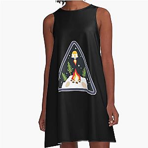 Outer Wilds™ - Outer Wilds Ventures [Logo] Zipped Hoodie A-Line Dress