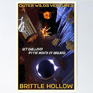 Outer Wilds - Brittle Hollow Travel Poster Poster