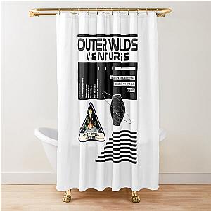 NASA-Inspired Outer Wilds Ventures Shower Curtain