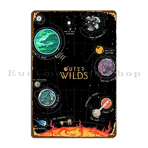 Outer Wilds Classic Beautiful Metal Sign