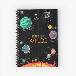 Outer Wilds Planetary Spiral Notebook