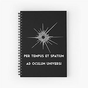 Outer Wilds and latin text Spiral Notebook