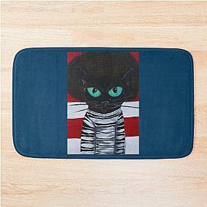 OutKast Atlanta black cat hip hop   Bath Mat