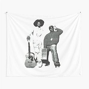 Outkast - Vintage Pencil Drawing Style Tapestry