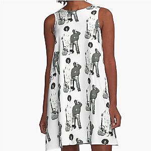 Outkast - Vintage Pencil Drawing Style A-Line Dress